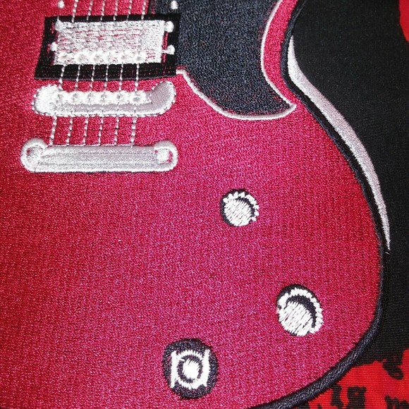 Classic Rock House Musical Size 2XL Red Metal Battle of The Bands Embroidered - Picture 7 of 8